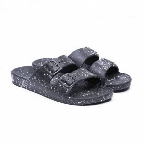 Freedom Moses Kids Sandals - Black Splatter