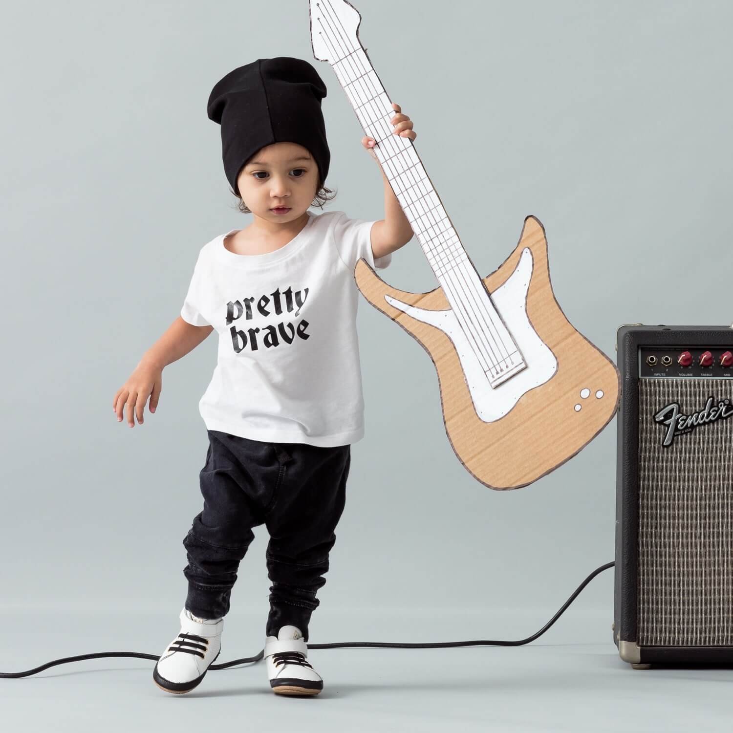 Pretty Brave Toddler Hi-Top Boot – White (0-2yrs) - Image 2